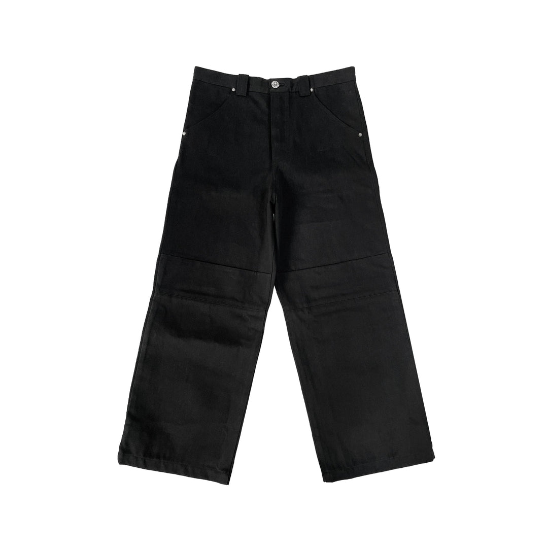 Chrome Hearts Street Sweeper Denim Pants Black - SHENGLI ROAD MARKET