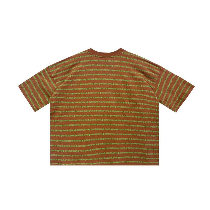 Chrome Hearts Stripe Logo Men's Short Sleeve Tee