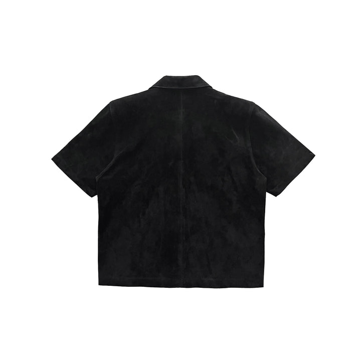 Chrome Hearts Suede Leather Short Sleeve Shirt - SHENGLI ROAD MARKET