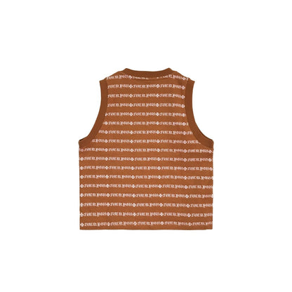 Chrome Hearts Teen From Mars Brown&Pink Stripe Tanktop - SHENGLI ROAD MARKET