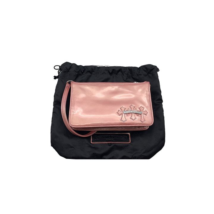 Chrome Hearts The Night Triple Cross Patch Pink Patent Shoulder Bag - SHENGLI ROAD MARKET