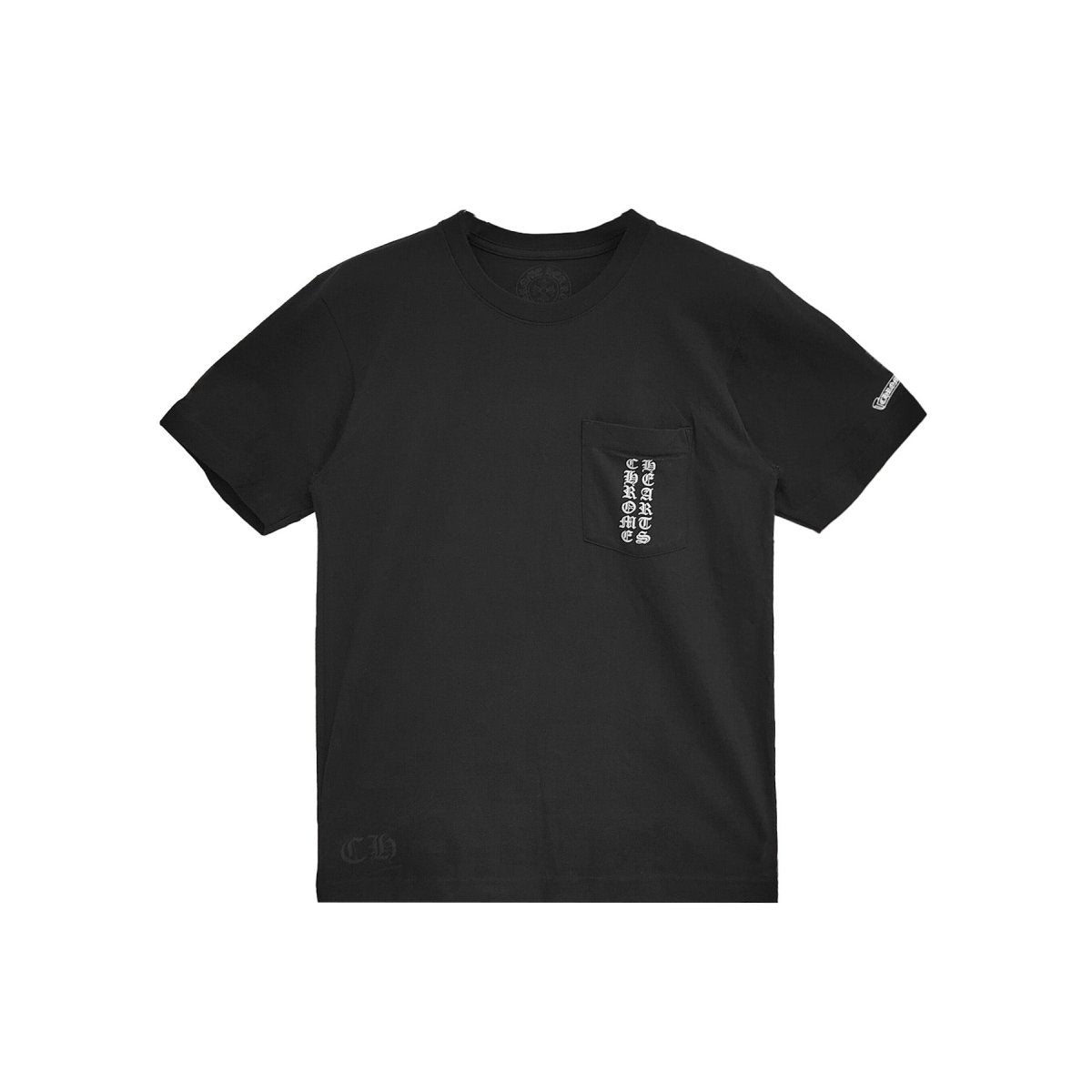 Chrome Hearts Black & White Scroll Logo T-Shirt – Savonches