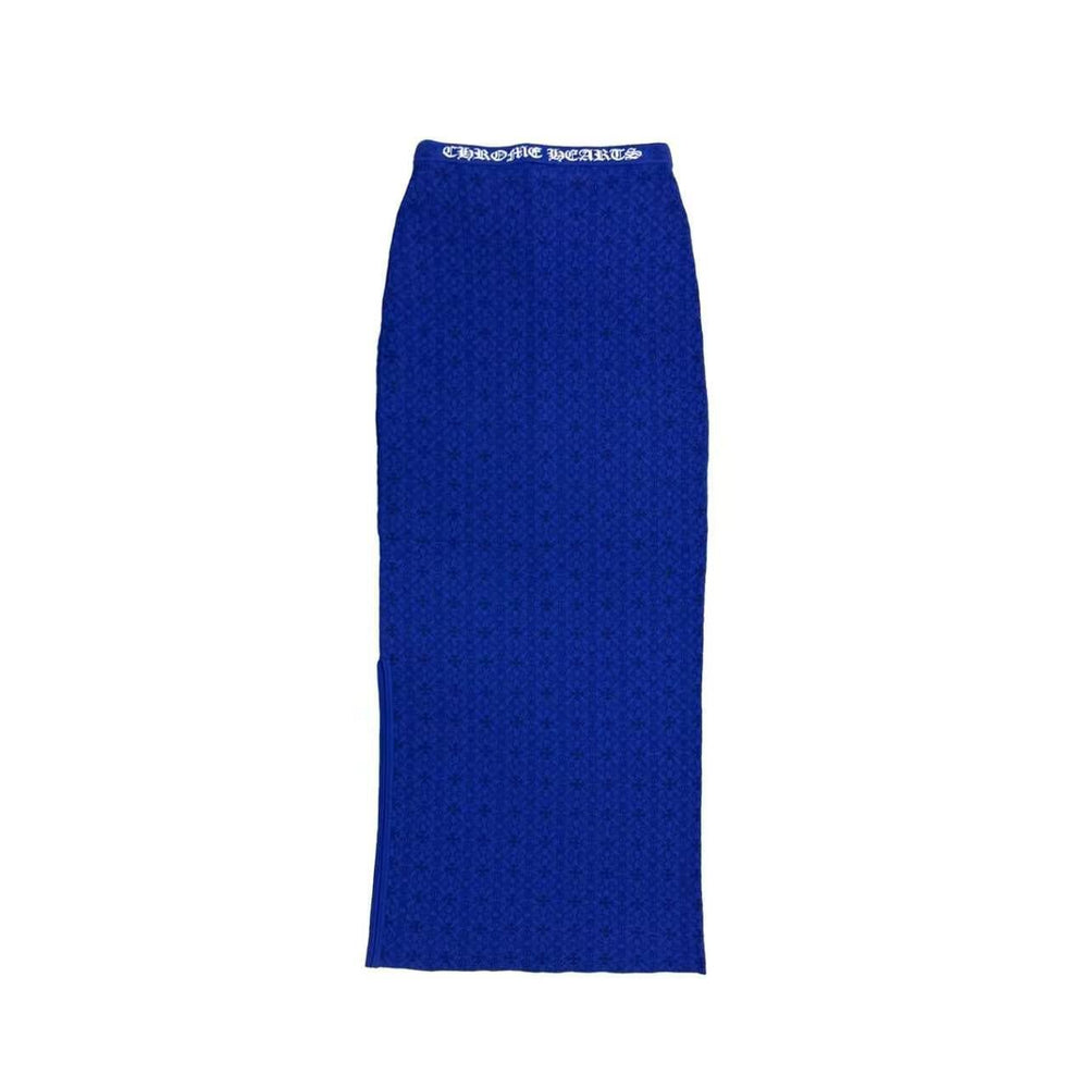 Chrome Hearts Tonal Monogram Stretch Knit Long Skirt - SHENGLI ROAD MARKET
