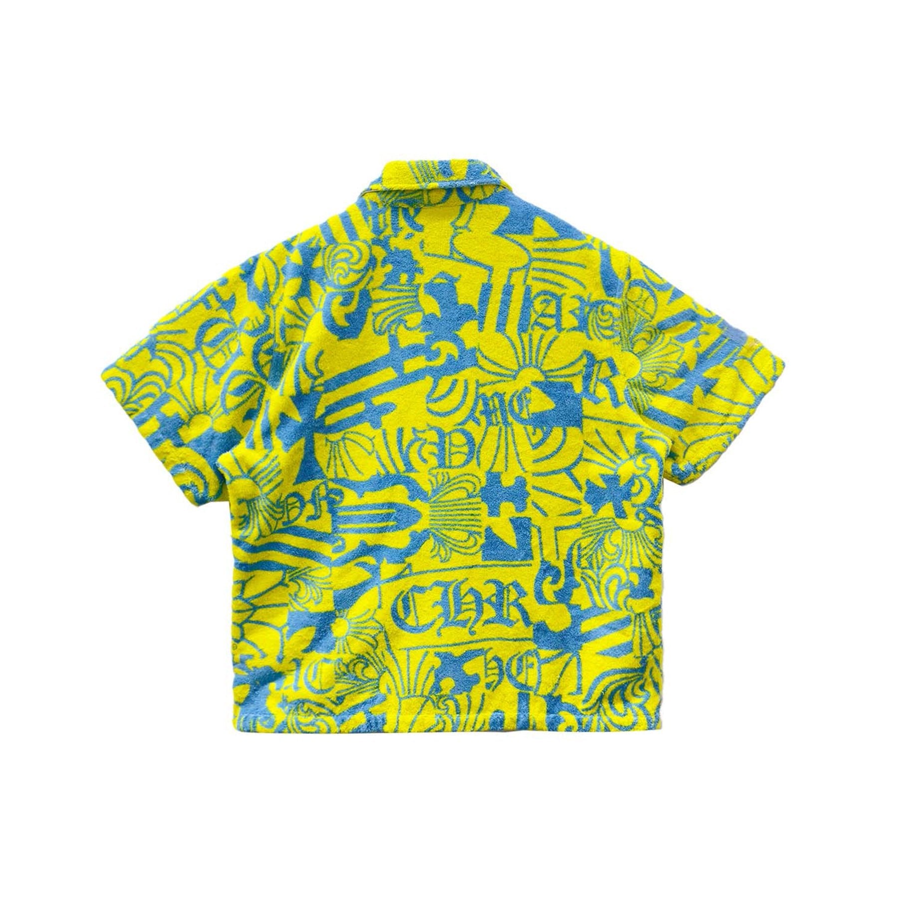 Chrome Hearts Towel Silver Button Short Sleeve Shirt - SRM