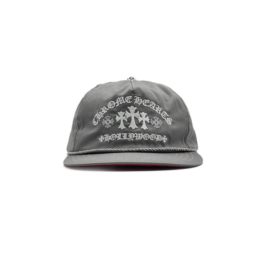 Chrome Hearts Triple Cross Embroidered Baseball Cap - SHENGLI ROAD MARKET