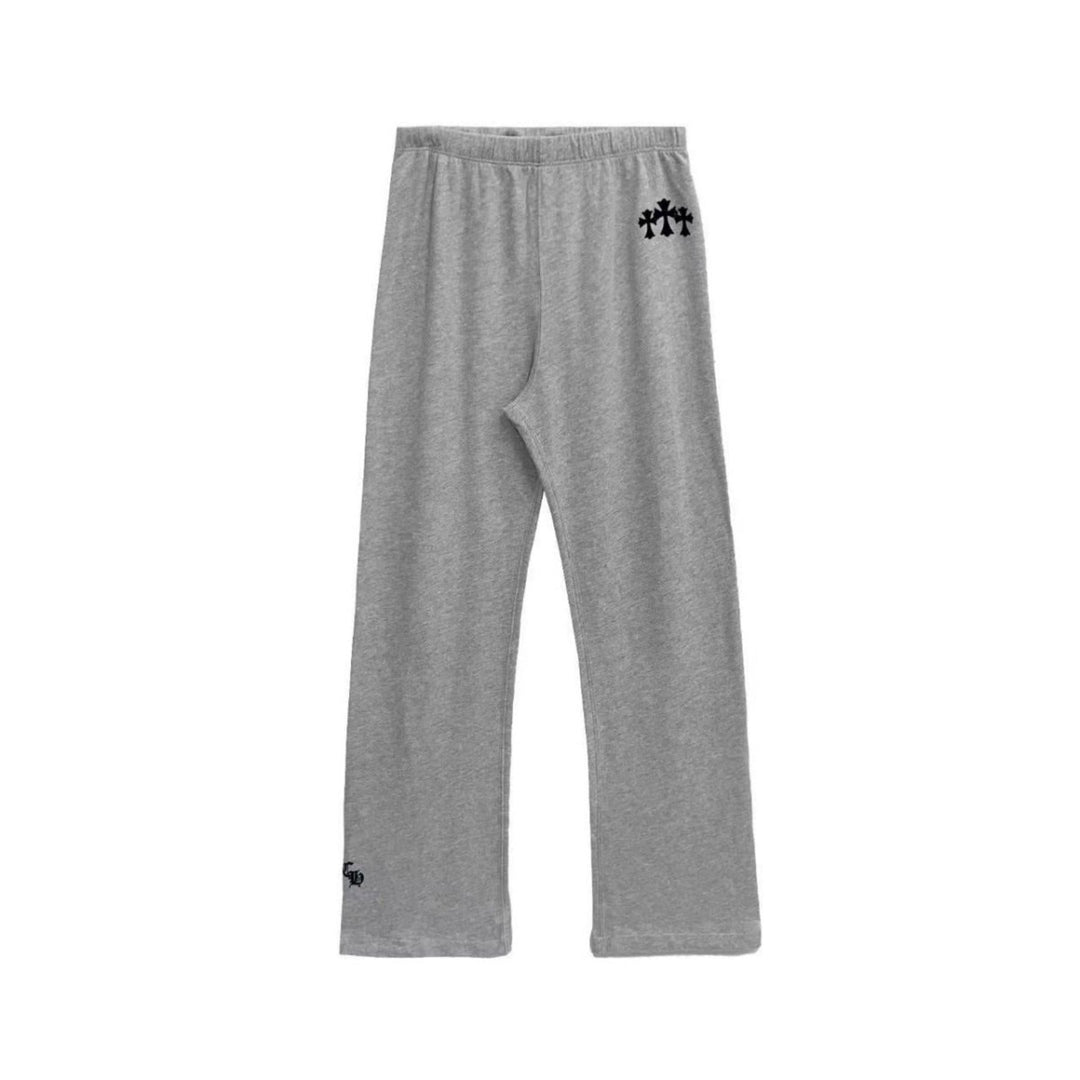 Chrome Hearts Triple Cross Grey Pants - SHENGLI ROAD MARKET
