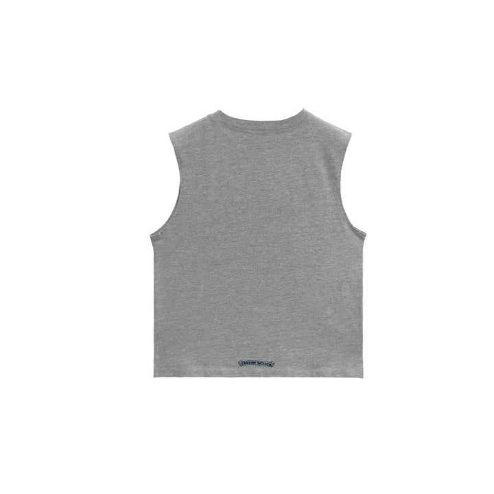 Chrome Hearts Triple Cross Hollywood Grey Tank Top - SHENGLI ROAD MARKET
