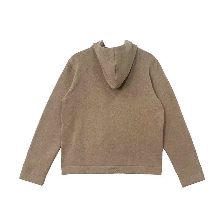 Chrome Hearts Triple Cross Leather Patch Embroidered Cashmere Hoodie - SHENGLI ROAD MARKET