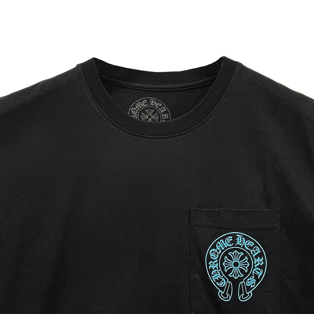 Chrome Hearts Triple Cross Logo Short Sleeve T-shirt - SHENGLI ROAD MARKET