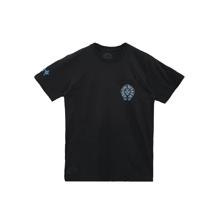 Chrome Hearts Triple Cross Logo Short Sleeve T-shirt - SHENGLI ROAD MARKET