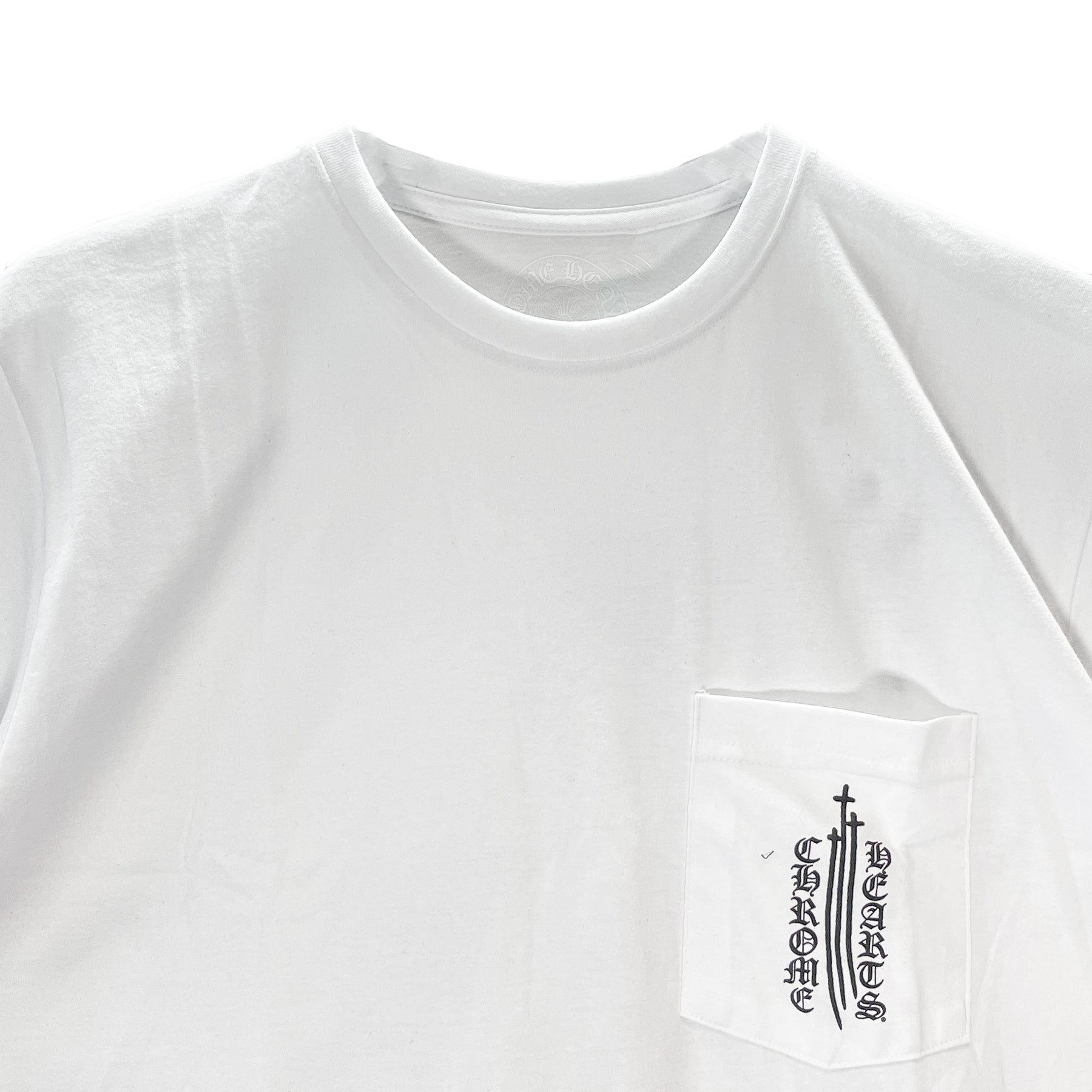 Chrome Hearts Triple Cross on Back Short Sleeve T-shirt -SRM