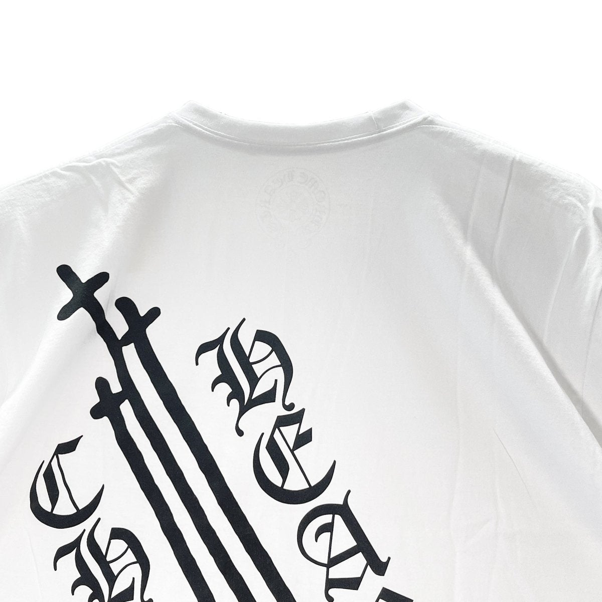 Chrome Hearts Triple Cross on Back Short Sleeve T-shirt -SRM