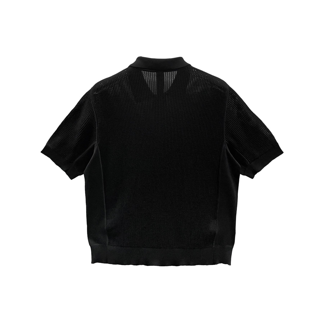 Chrome Hearts Triple Cross Patch Short Sleeve Polo Tee - SHENGLI ROAD MARKET