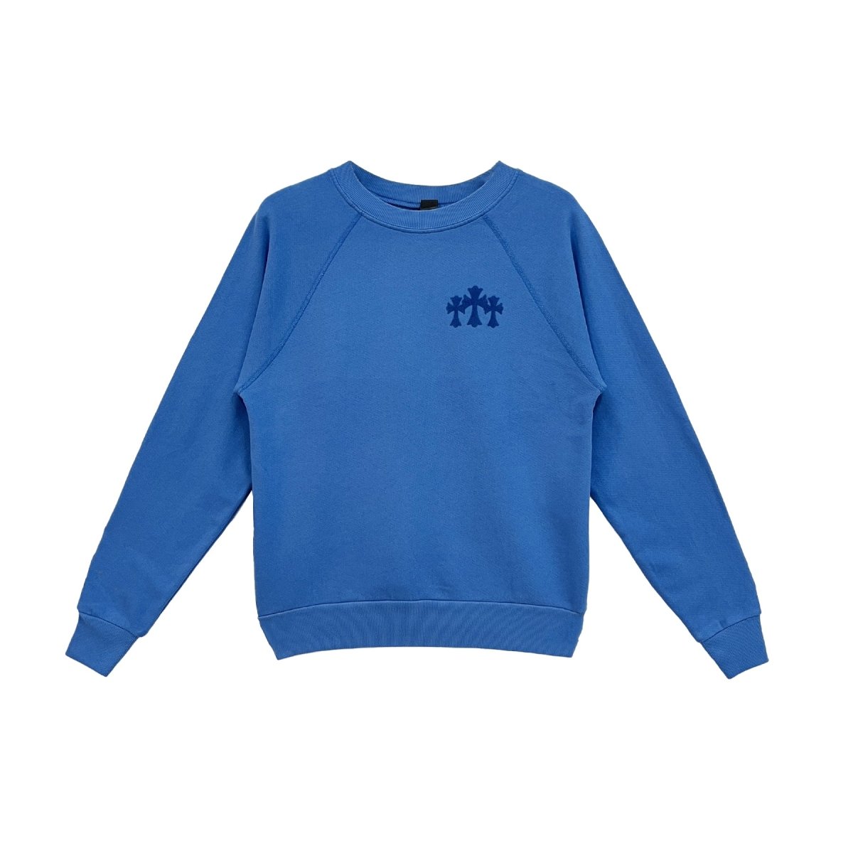 スウェット・トレーナー Chrome Hearts Triple Cross CH Logo Crewneck Chrome Hearts Triple Cross CH Crewneck Black – CACHE