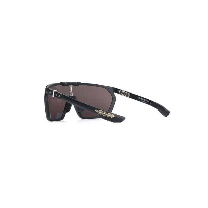 Chrome Hearts U CNT SEA ME Matte Black Cycling Sunglasses - SHENGLI ROAD MARKET