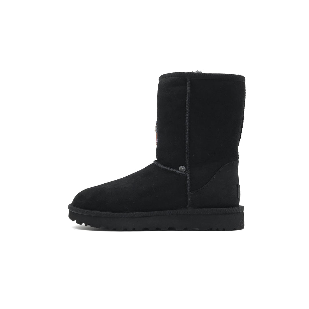 Chrome Hearts UGG Cross Leather Snow Boots - SHENGLI ROAD MARKET