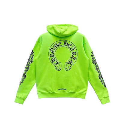 Chrome Hearts Ultra Exclusive Floral Sleeve Horseshoe Hoodie - SHENGLI ROAD MARKET