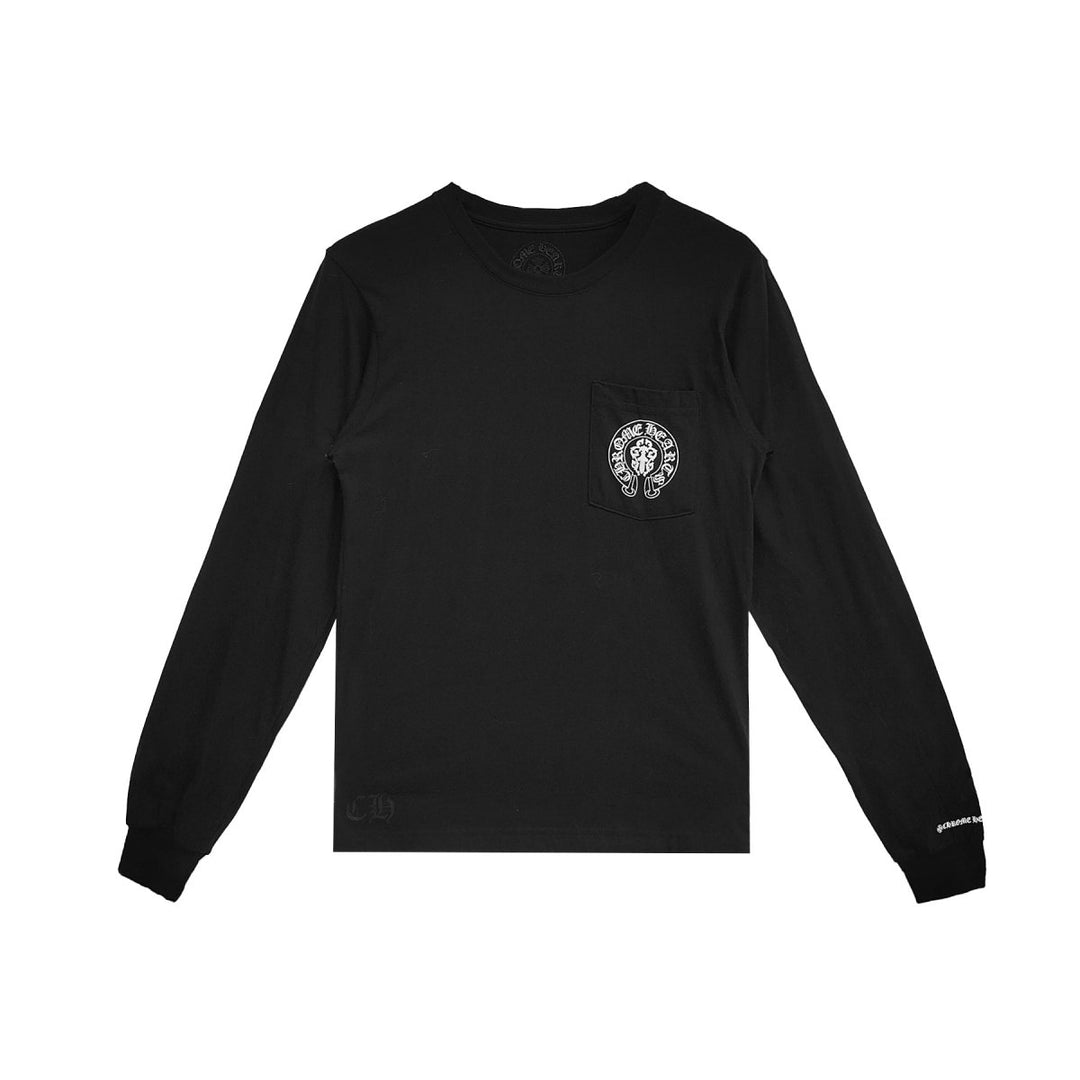 Chrome Hearts USA triple cross Long Sleeve T-Shirt - SHENGLI ROAD MARKET