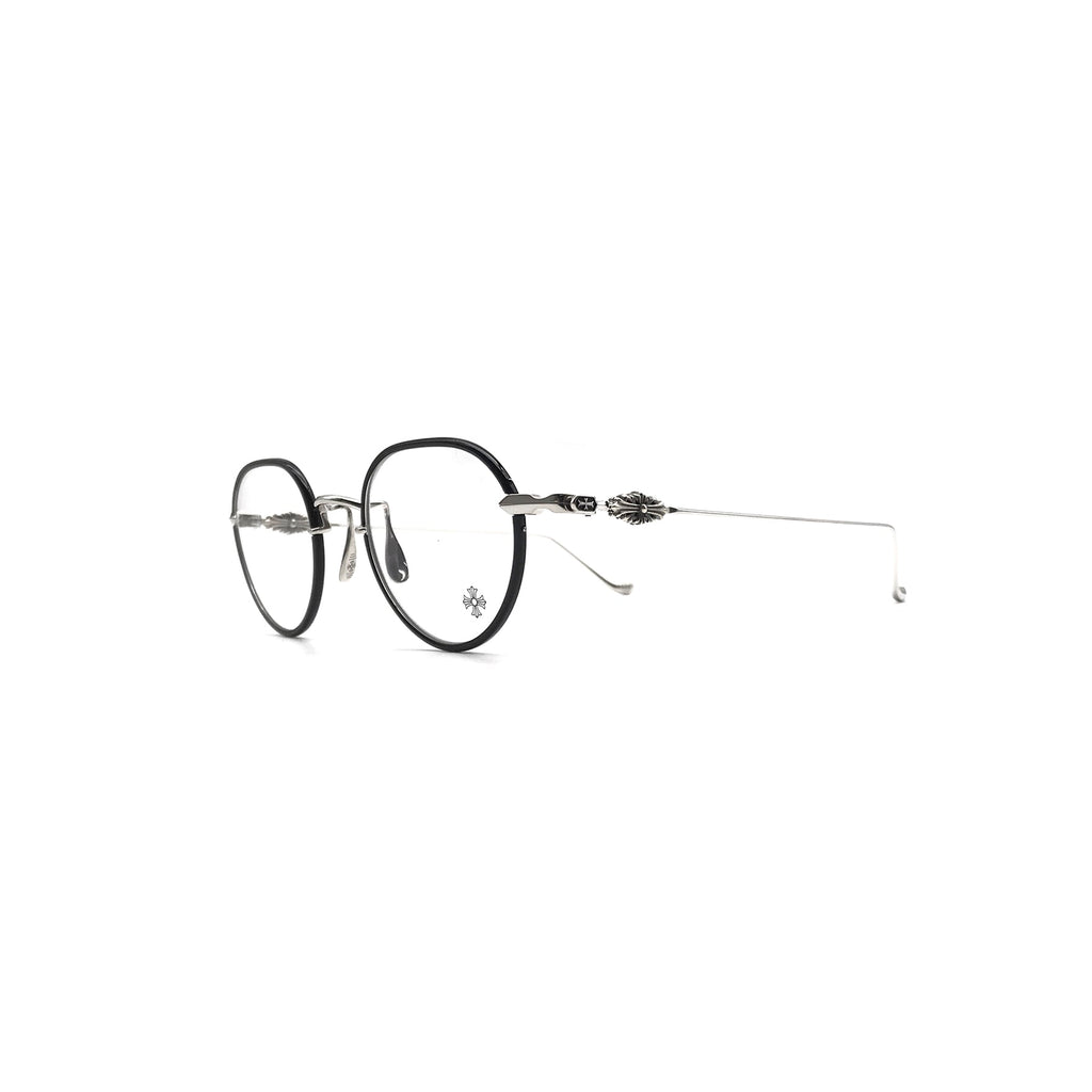 Chrome Hearts Vagidictorian BK-SS Black&Silver Glasses Frame