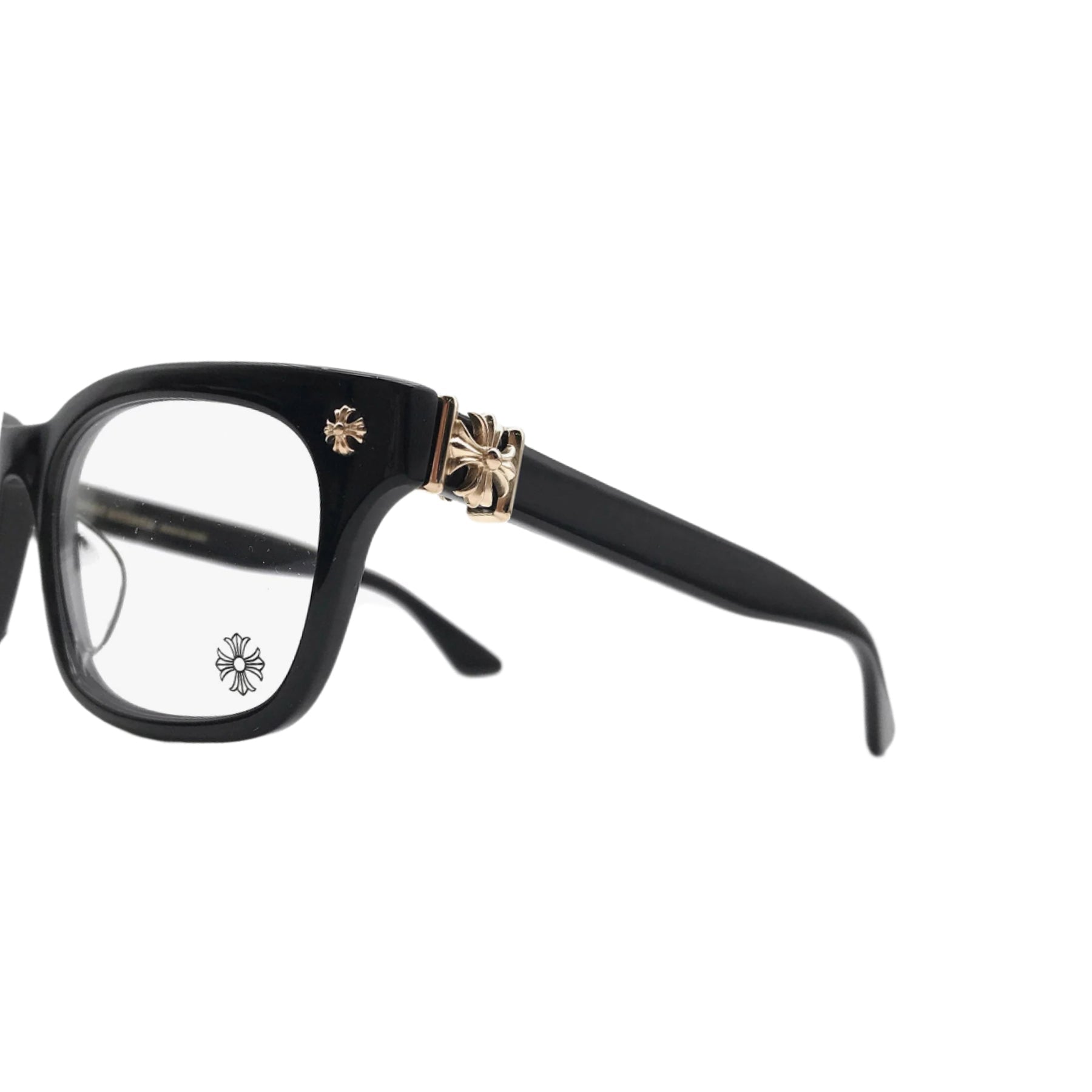 クロムハーツ CHROME HEARTS VAGILANTE EYEWEAR Chrome Hearts VAGILANTE BK/GP Glasses Frame - SHENGLI ROAD MARKET