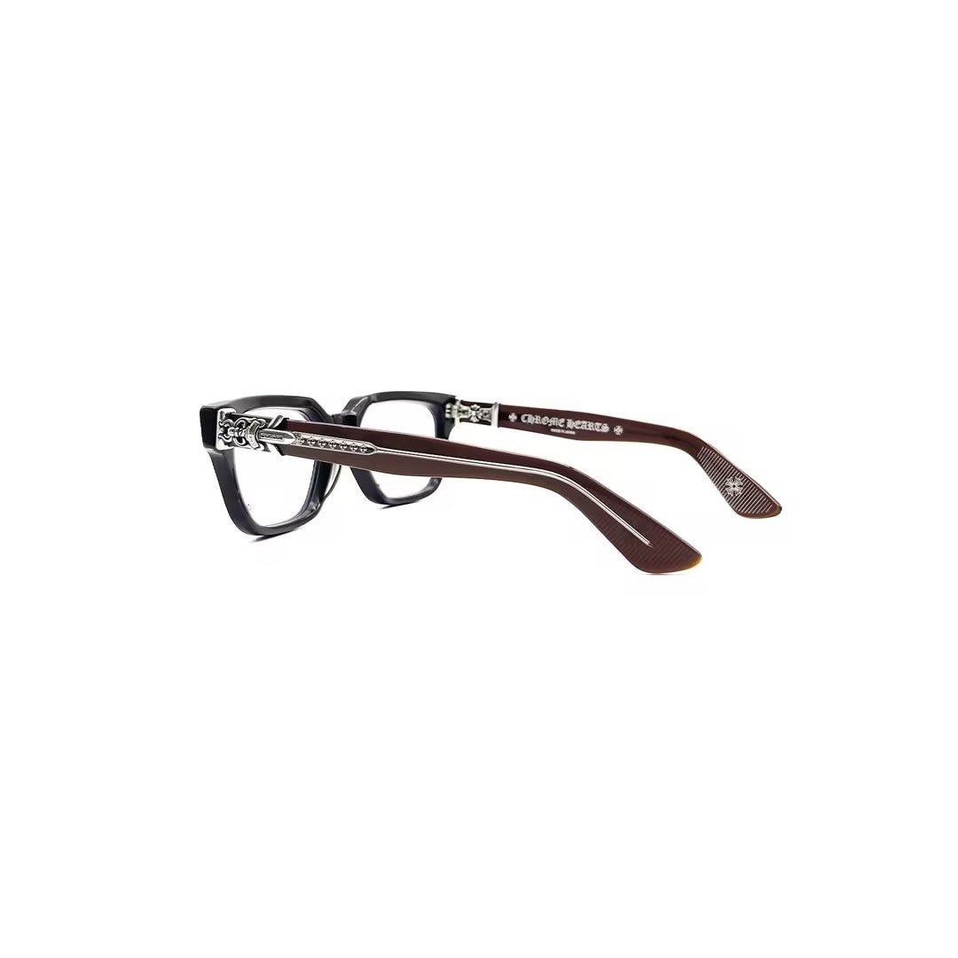 Chrome Hearts VAGILLIONAIRE II Brown Dagger Glasses Frame - SHENGLI ROAD MARKET