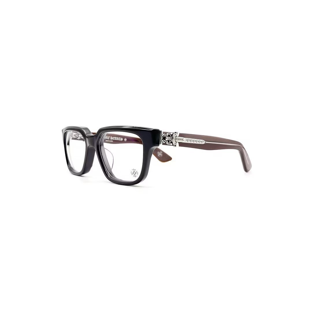 Chrome Hearts VAGILLIONAIRE II Brown Dagger Glasses Frame - SHENGLI ROAD MARKET