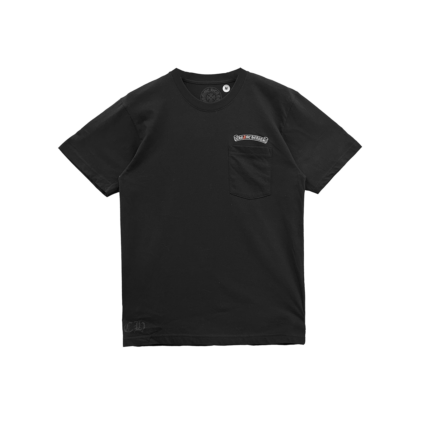 Chrome Hearts Vegas Rolling Stones Tongue Black Short Sleeve T