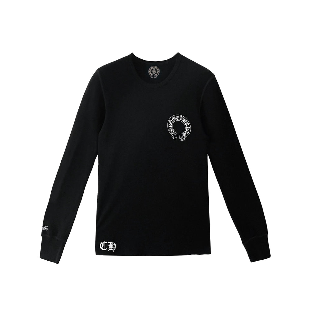 Chrome Hearts Vertical Cross Waffle Thermal Long Sleeve Tee - SHENGLI ROAD MARKET