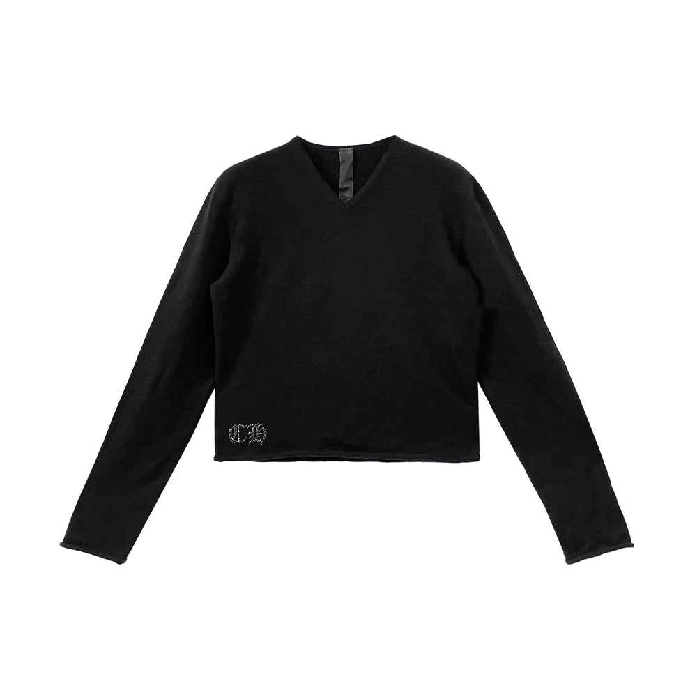 Chrome Hearts Vine Cross Crystal Cashmere Sweater - SHENGLI ROAD MARKET