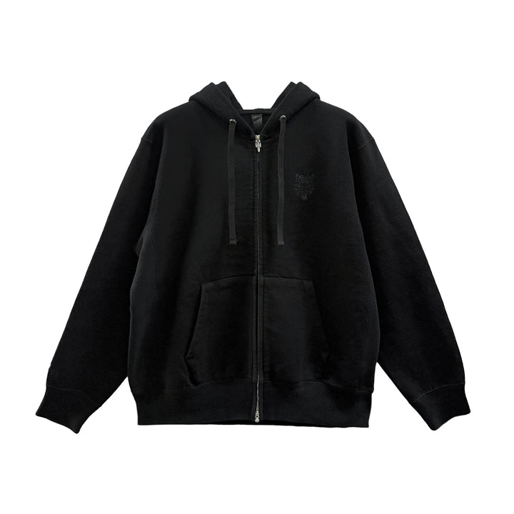 Chrome Hearts Vine Dagger Embroidered Cashmere Zip Up Hoodie - SHENGLI ROAD MARKET