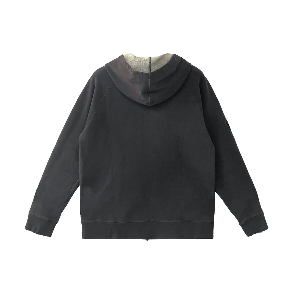 Chrome Hearts Vine Dagger Embroidered Script Grey Zip Up Hoodie - SHENGLI ROAD MARKET
