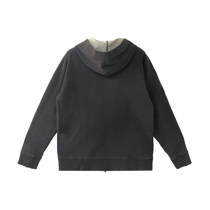 Chrome Hearts Vine Dagger Embroidered Script Grey Zip Up Hoodie - SHENGLI ROAD MARKET