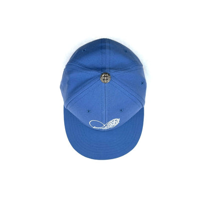 Chrome Hearts Vine Hearts Embroidered Blue Cap - SHENGLI ROAD MARKET