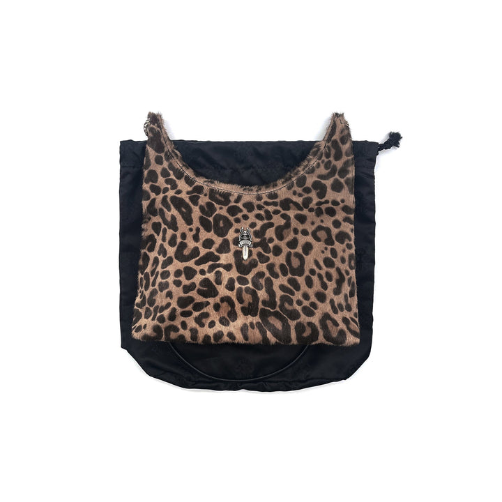 Chrome Hearts VIV Horsehair Leopard Pattern Underarm Bag - SHENGLI ROAD MARKET