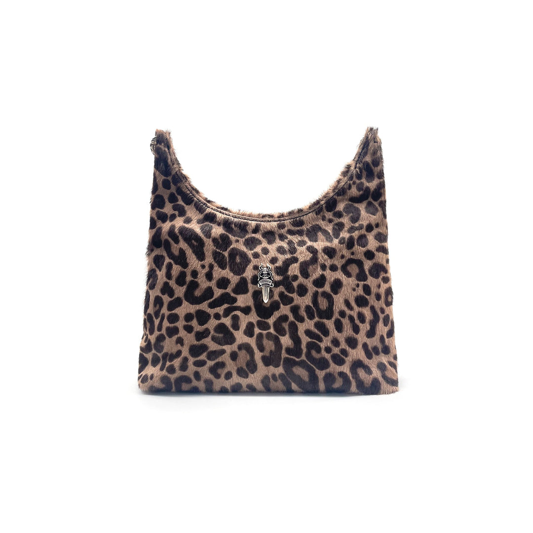 Chrome Hearts VIV Horsehair Leopard Pattern Underarm Bag - SHENGLI ROAD MARKET
