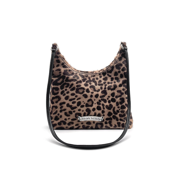 Chrome Hearts VIV Horsehair Leopard Pattern Underarm Bag - SHENGLI ROAD MARKET