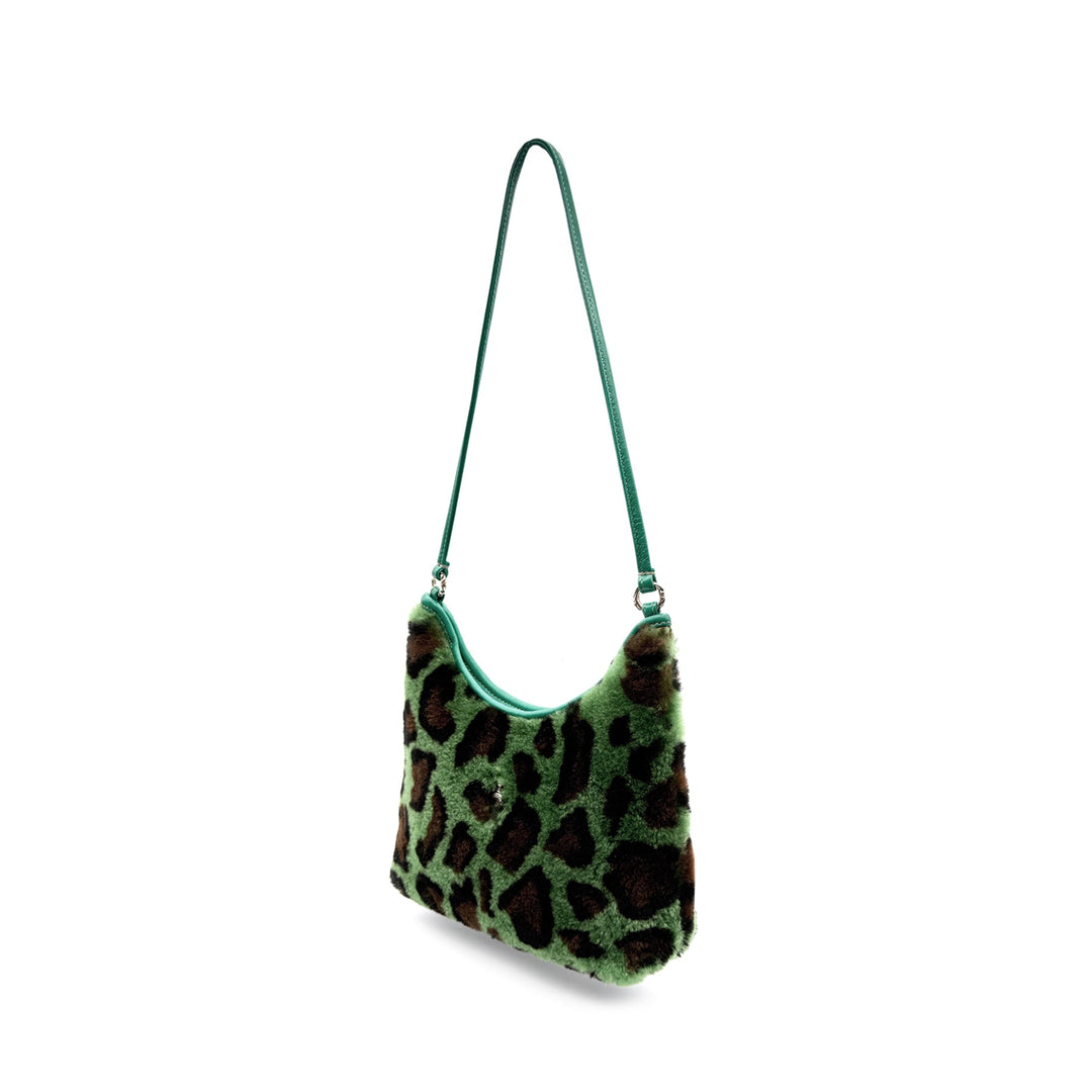 Chrome Hearts VIV Pony Hair Green Leopard Shoulder Bag - SHENGLI ROAD MARKET