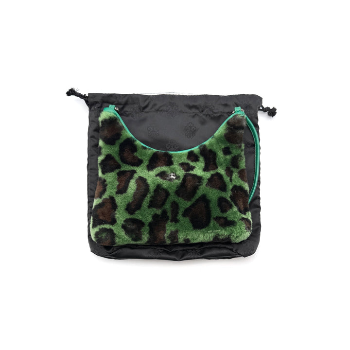 Chrome Hearts VIV Pony Hair Green Leopard Shoulder Bag - SHENGLI ROAD MARKET