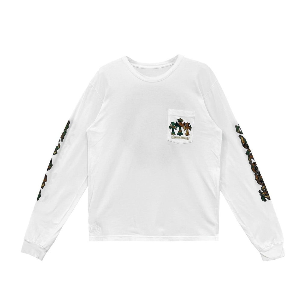 Chrome Hearts Triple Cross Tee Light Blue / White – THEPARKS