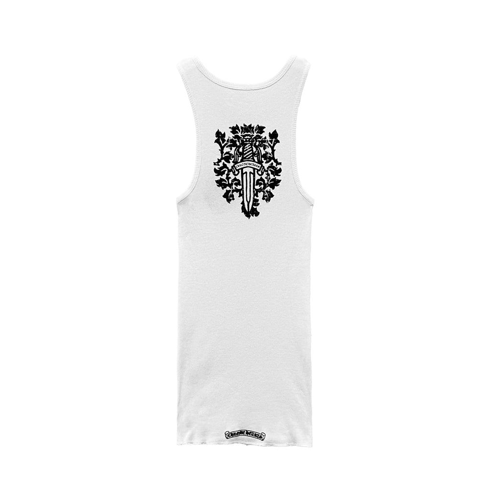 Chrome Hearts ホワイト ダガー ロゴ タンクトップ - SRM – SHENGLI