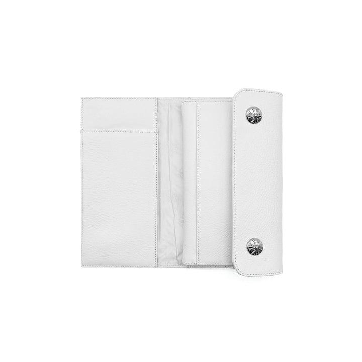 Chrome Hearts White Long Folded Wallet - SHENGLI ROAD MARKET