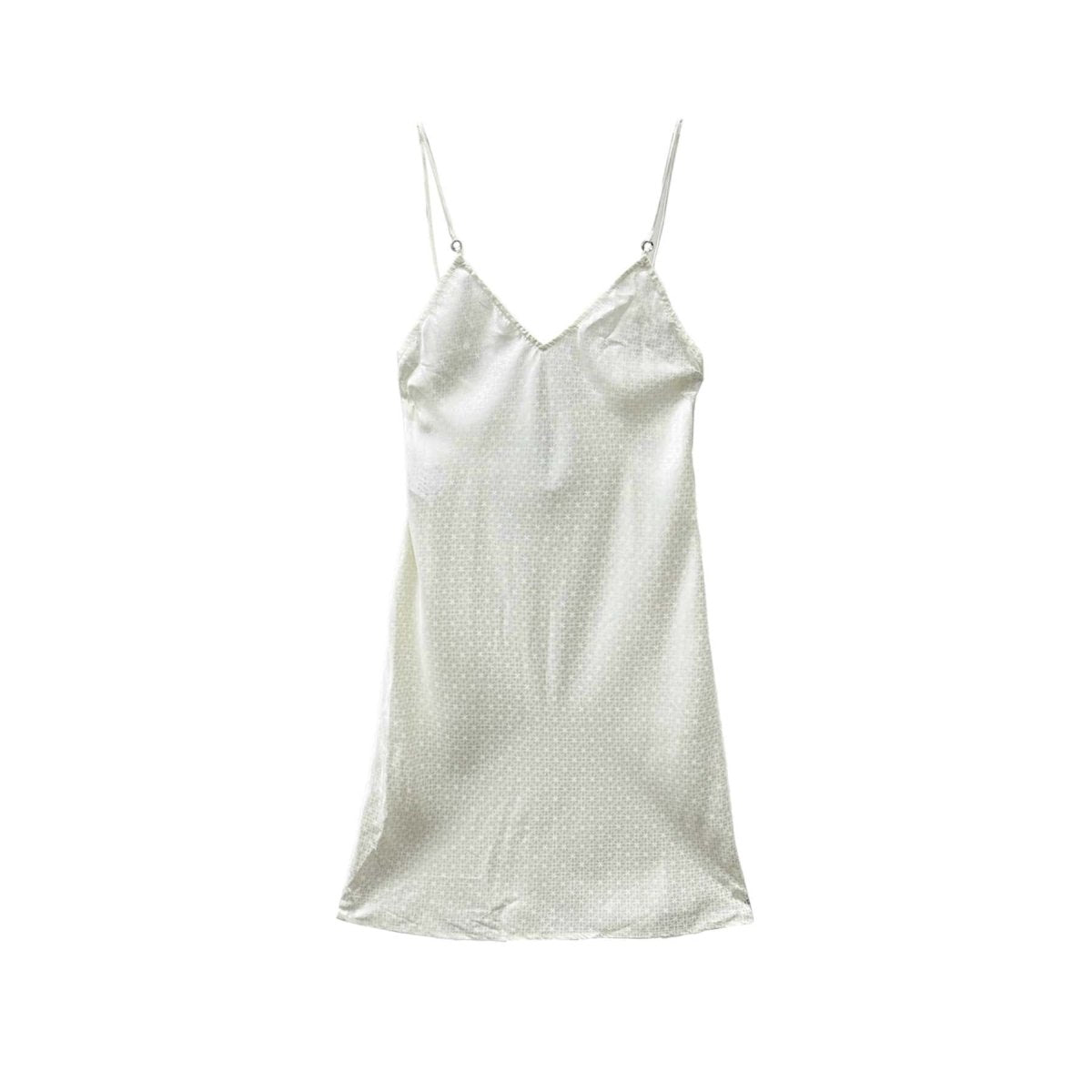 Chrome Hearts White Monogram Cross Silk Camisole Long Skirt - SHENGLI ROAD MARKET