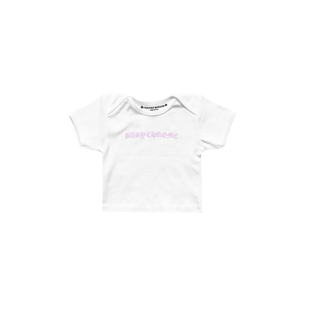 Tシャツ・カットソー RONRON SHAPE APPLIQUE SLIM CROP T SHIRTS HEART WHITE RR25AST Cropped Fit Long Sleeve