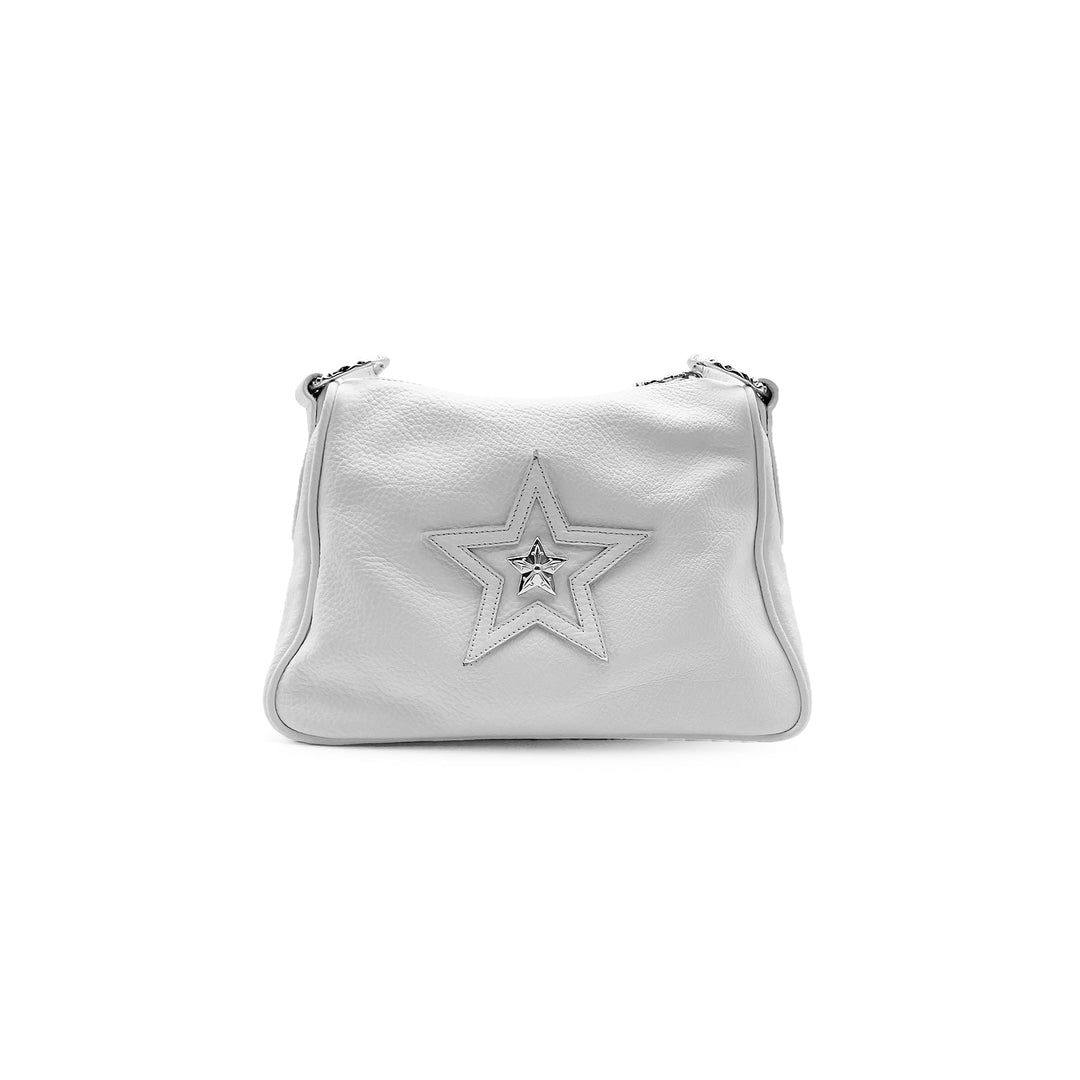 Chrome Hearts White Star Patch Leather Chicken Nugget Bag - SHENGLI ROAD MARKET