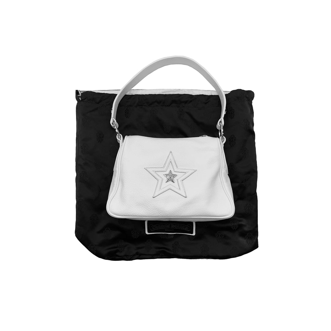 Chrome Hearts White Star Patch Leather Chicken Nugget Bag - SHENGLI ROAD MARKET