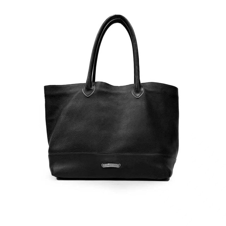 Chrome Hearts White&Green Cemetery Cross Leather Tote Bag - SHENGLI ROAD MARKET