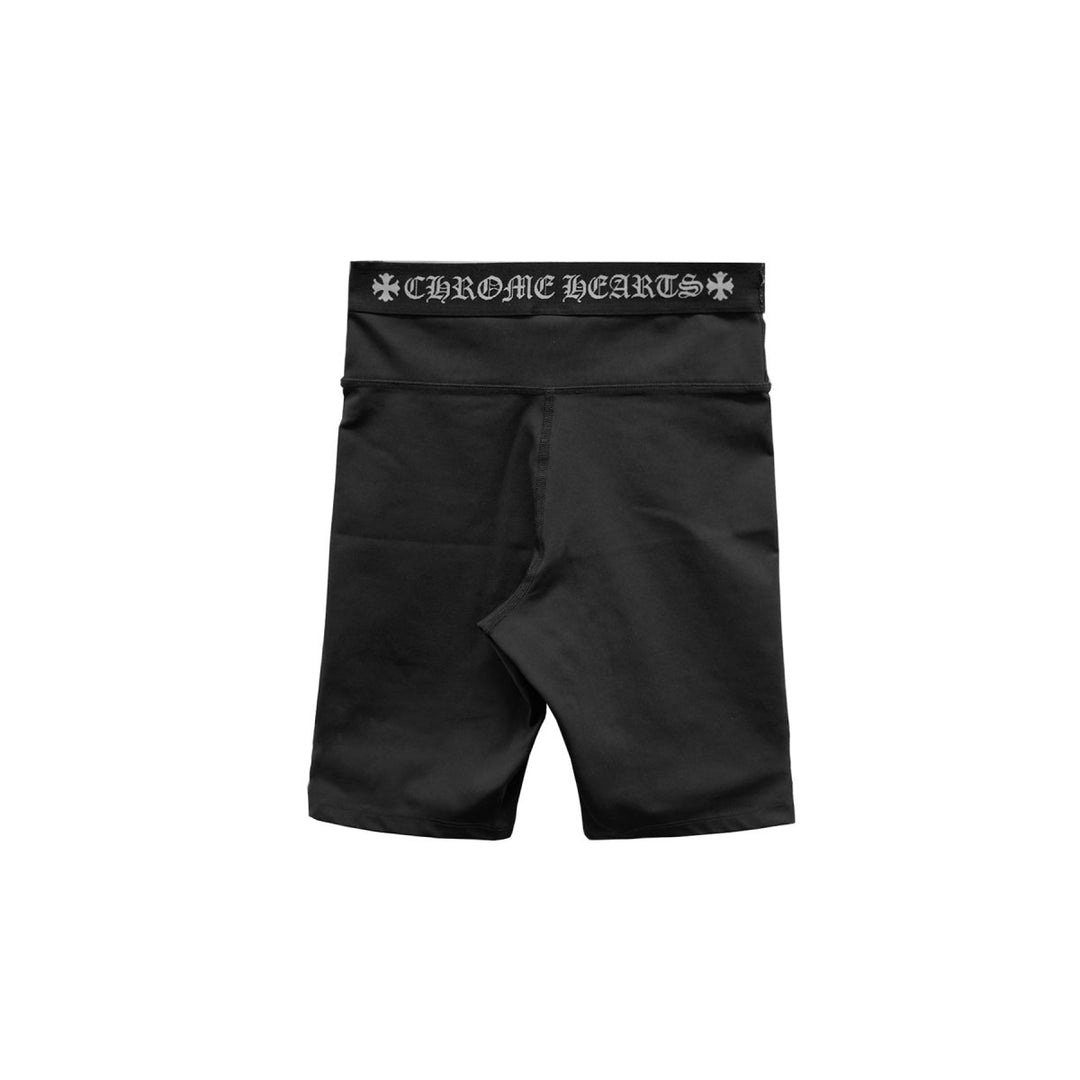 Chrome Hearts Women's Black Cross Biking Shorts - SHENGLI ROAD MARKET