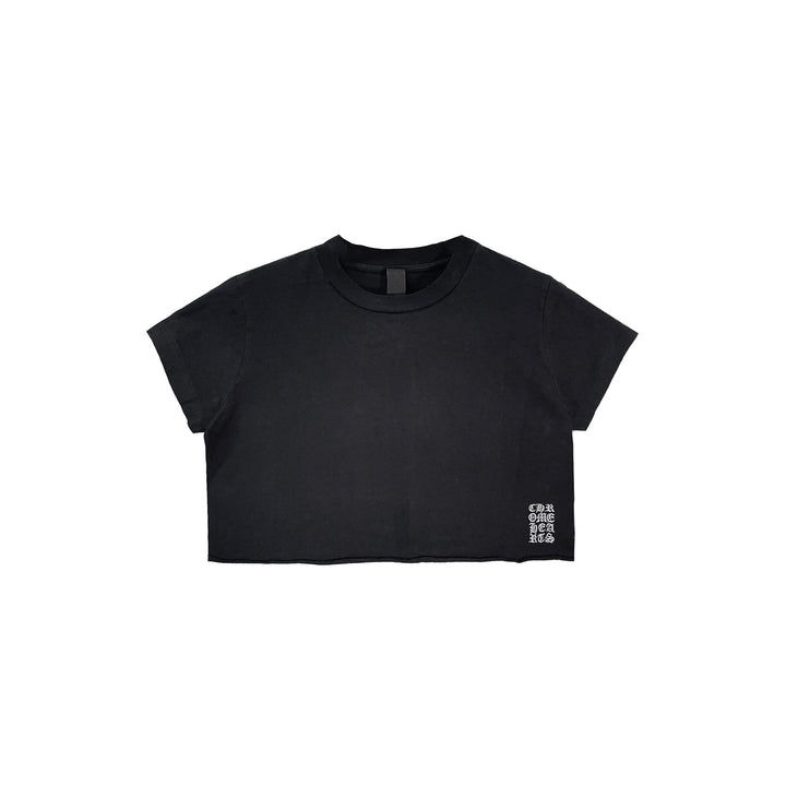 Chrome Hearts Women's Script Logo Cropped Short Sleeve Tee - SHENGLI ROAD MARKET