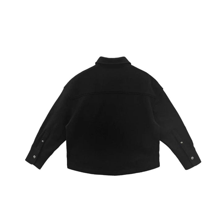 Chrome Hearts Work Dog Black Short Wool Jacket - SHENGLI ROAD MARKET