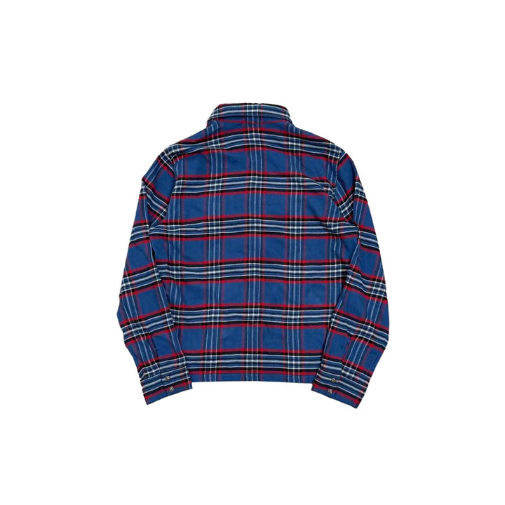 Chrome Hearts Work Dog Blue&Red Plaid Shirt Flannel Jacket - SHENGLI ROAD MARKET
